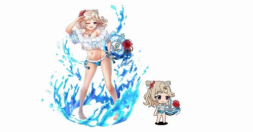 画像ギャラリー No.002のサムネイル画像 / 「ナナリズムダッシュHYPER」,水着姿の琴音(CV:五十嵐裕美)が登場するガチャを開催