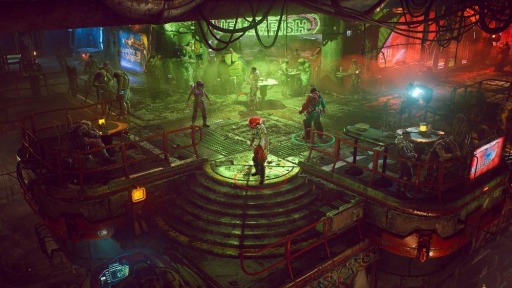 画像ギャラリー No.001のサムネイル画像 / アクションシューティングRPG「アセント」の日本語版が本日リリース。サイバーパンクの世界を舞台に，最大4人での共闘プレイも可能