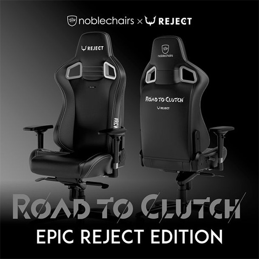 画像ギャラリー No.001のサムネイル画像 / noblechairs，プロチーム「REJECT」コラボモデルのゲーマー向けチェアを発売