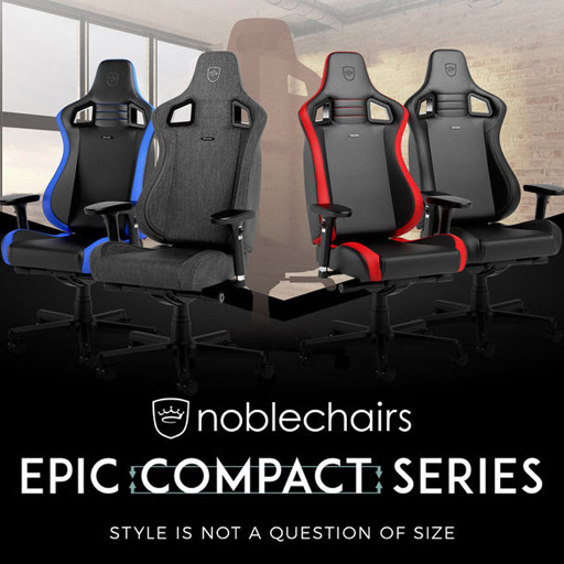画像ギャラリー No.001のサムネイル画像 / 小柄な人でも座りやすいゲーマー向けチェア「EPIC COMPACT」が発売に