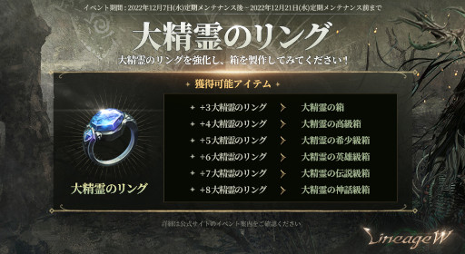 画像ギャラリー No.003のサムネイル画像 / 「リネージュW」魔術師,エルフ,修羅3クラスを対象にした“クラス ケア”を実施