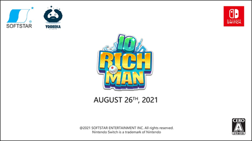 画像ギャラリー No.005のサムネイル画像 / Switch用ソフト「リッチマン10」がリリース。2週間限定で15%オフに