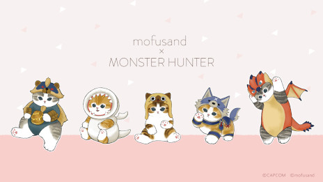 画像ギャラリー No.003のサムネイル画像 / 「モンスターハンター」と「mofusand」がコラボ。ぢゅのさんがデザインした“リオレウス”などのぬいぐるみが9月17日から景品として登場
