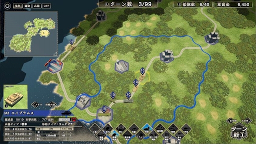 画像ギャラリー No.024のサムネイル画像 / 「大戦略SSB」,ゲームシステムや収録される5本のシナリオの情報が公開に