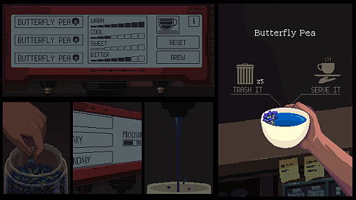 画像ギャラリー No.004のサムネイル画像 / 「コーヒートーク エピソード2:ハイビスカス&バタフライ」の最新トレイラーとプレイアブルデモが公開に。発売時期は2023年に延期