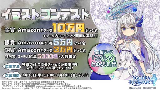 画像ギャラリー No.001のサムネイル画像 / 「ユグドラ・レゾナンス」,“思い出イラストコンテスト”実施。募集テーマは「ユグレゾ」との思い出