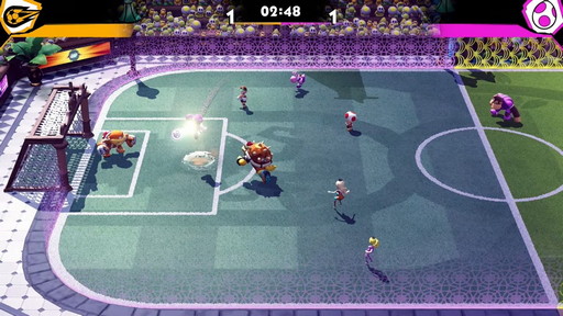 画像ギャラリー No.002のサムネイル画像 / マリオ達が活躍する格闘サッカー「マリオストライカーズ　バトルリーグ」が6月10日に発売