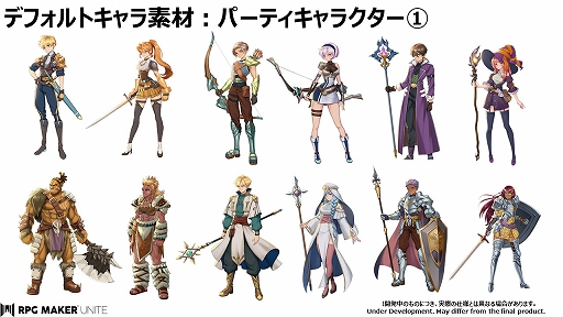 画像ギャラリー No.010のサムネイル画像 / RPG制作ツール「RPG Maker Unite」，4月6日よりUnity Asset Storeにて先行販売決定。早期購入特典でDLCアセットプレゼントも実施