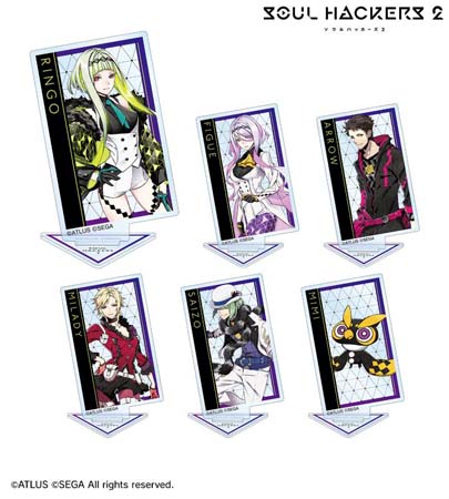 画像ギャラリー No.002のサムネイル画像 / 「ソウルハッカーズ2」,トレーディングアクリルスタンドなどオリジナルグッズが登場。AMNIBUSにて受注を開始