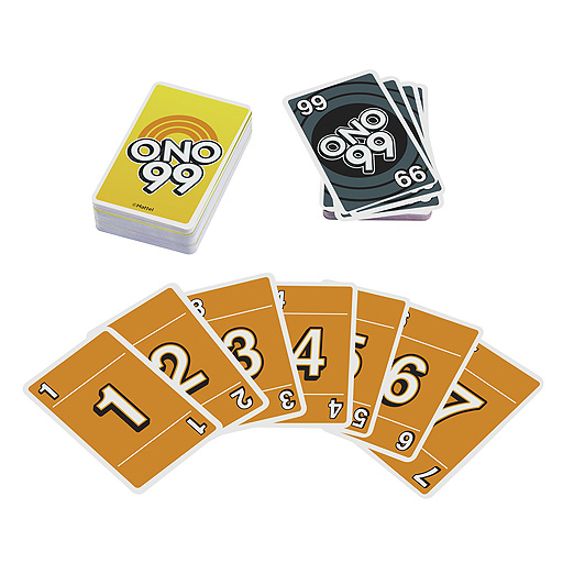 画像ギャラリー No.003のサムネイル画像 / UNOシリーズの足し算ゲーム「ONO 99」5月下旬発売。順番にカードを出し,どれを出しても場のカードの合計が99以上になる人から脱落していく