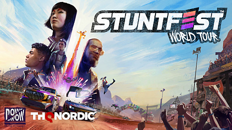 画像ギャラリー No.005のサムネイル画像 / レースゲーム「Stuntfest - World Tour」が発表に。車から生身で射出されたドライバーもレースを続行，飛び出すことで有利になるかも