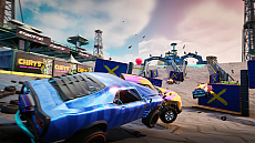 画像ギャラリー No.011のサムネイル画像 / レースゲーム「Stuntfest - World Tour」が発表に。車から生身で射出されたドライバーもレースを続行，飛び出すことで有利になるかも
