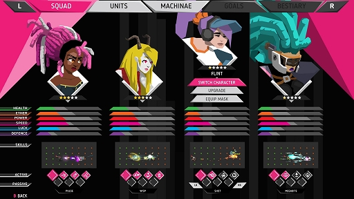 画像ギャラリー No.003のサムネイル画像 / 「Grid Force - 女神の仮面」,Steamで配信開始。4人の部隊を編成し,リアルタイムでt展開するバトルに挑む“グリッド型戦略アクションRPG”