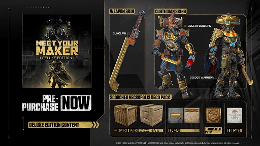 画像ギャラリー No.004のサムネイル画像 / PS5/PS4版「Meet Your Maker」，発売と同時にPS Plus加入者向け“フリープレイ”に登場。各プラットフォーム向けにデラックス版も発売
