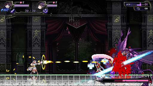 画像ギャラリー No.005のサムネイル画像 / 新作「Grim Guardians: Demon Purge」をインティ・クリエイツが発表。悪魔ハンターの女子高生姉妹を使い分けて魔城を攻略する2Dアクション