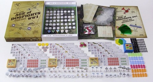 画像ギャラリー No.002のサムネイル画像 / 空戦ボードゲーム「エイジ・オブ・ドッグファイト：WW1」の日本語版が10月に発売