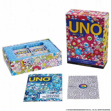 画像ギャラリー No.001のサムネイル画像 / 「ウノ アーティスト/TAKASHI MURAKAMI」が8月27日に数量限定で発売へ。アーティスト村上 隆氏とウノのコラボ商品
