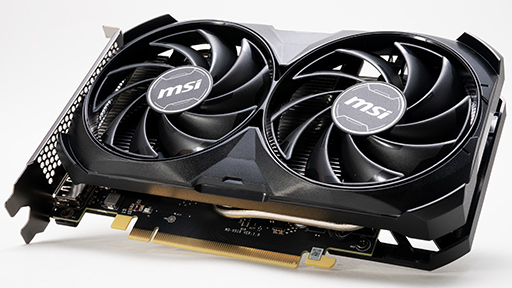 画像ギャラリー No.002のサムネイル画像 / ミドルクラスGPUの大本命「GeForce RTX 4060」の実力をMSI製「RTX 4060 VENTUS 2X」でチェック。DLSS 3対応ゲームが今後の鍵に
