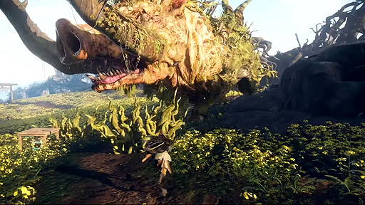 画像ギャラリー No.005のサムネイル画像 / EA×ω-Forceの「WILD HEARTS」，7分間のゲームプレイ映像を公開。移動や戦闘での“からくり”使用，協力プレイのシーンを収録
