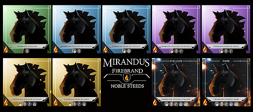 画像ギャラリー No.004のサムネイル画像 / Gala Gamesが開発中のWeb3 MMORPG「Mirandus」,特別な馬のNFTを販売