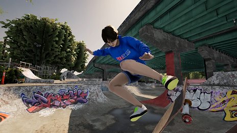 画像ギャラリー No.002のサムネイル画像 / 「セッション：スケートシム」のSwitch版が発売に。前後の足を2本のスティックで操作して重心をコントロールするスケボーシミュレータ
