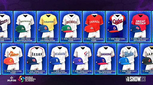 画像ギャラリー No.002のサムネイル画像 / 「MLB The Show 23」，ワールド・ベースボール・クラシック（WBC）に参加する選手たちが登場。WBC 2023オフィシャルユニホームを着用