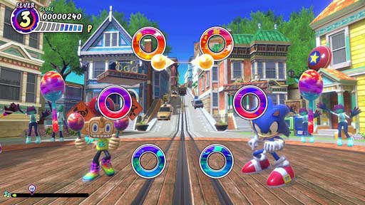 画像ギャラリー No.002のサムネイル画像 / 「サンバDEアミーゴ : パーティーセントラル」に「ソニック」シリーズの楽曲とステージが登場決定。アミーゴと一緒にソニックがダンス