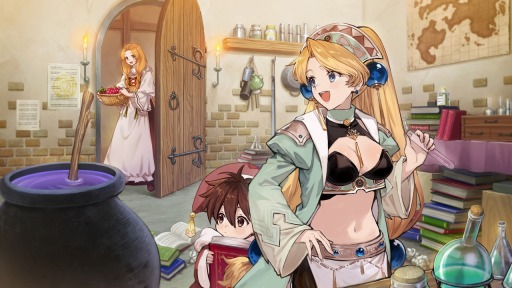 画像ギャラリー No.002のサムネイル画像 / 「マリーのアトリエ Remake 〜ザールブルグの錬金術士〜」7月13日に発売決定。可愛いミニキャラたちが動き回るリメイク版登場