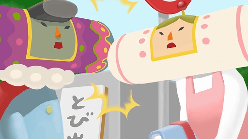 画像ギャラリー No.005のサムネイル画像 / 塊を転がしてモノを巻き込み，塊を大きくしよう！ 「みんな大好き塊魂アンコール＋ 王様プチメモリー」本日発売