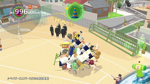 画像ギャラリー No.006のサムネイル画像 / 塊を転がしてモノを巻き込み，塊を大きくしよう！ 「みんな大好き塊魂アンコール＋ 王様プチメモリー」本日発売