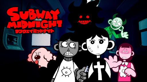 画像ギャラリー No.001のサムネイル画像 / 真夜中の地下鉄が舞台のダークでキュートなホラーADV「SUBWAY MIDNIGHT -サブウェイミッドナイト-」,配信開始
