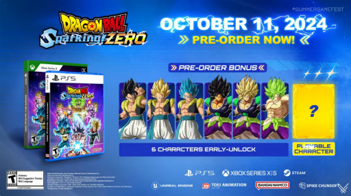 画像ギャラリー No.001のサムネイル画像 / 「ドラゴンボール Sparking! ZERO」，PS5/XSX|S向けに2024年10月10日，Steam版は10月11日に発売決定。新トレイラーも公開