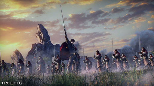 画像ギャラリー No.001のサムネイル画像 / NCSOFTの新作「Project G」は大規模な集団戦闘を基盤とするスマホ&PC対応の戦略ゲーム。ゲームシーンで構成されたトレイラーも公開に