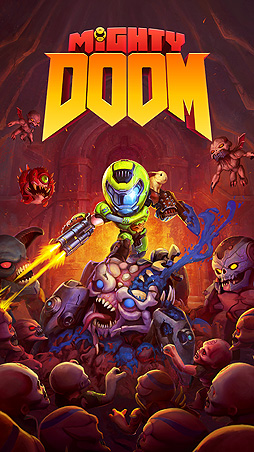 画像ギャラリー No.002のサムネイル画像 / スマホ向け「Mighty DOOM」の海外配信スタート。キュート&タフなミニスレイヤーが地獄に連れ去られたウサギのデイジーを救うべく戦う