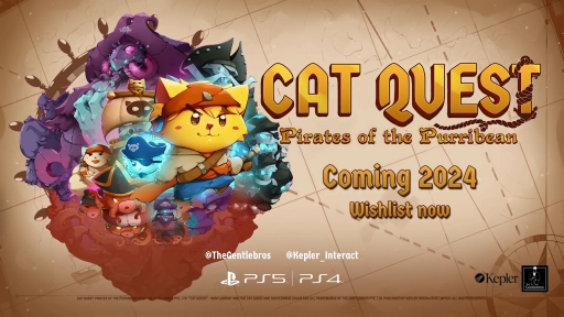 画像ギャラリー No.004のサムネイル画像 / 「キャットクエスト：パイレーツ・オブ・カリビニャン」が2024年内に発売決定。猫が主人公の“ニャんともフシギな”アクションRPG