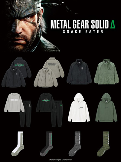画像ギャラリー No.002のサムネイル画像 / 「METAL GEAR SOLID Δ: SNAKE EATER」コラボウェアをGUで販売中。FOX部隊，コブラ部隊のデザインのアウターなどが登場