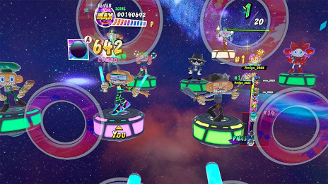 画像ギャラリー No.016のサムネイル画像 / Meta Quest版「サンバDEアミーゴ：バーチャルパーティー」，10月13日に発売決定。MR（複合現実）を生かしたオリジナルモードも搭載
