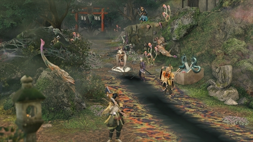 画像ギャラリー No.005のサムネイル画像 / 「祇：Path of the Goddess」メディア向け試遊会レポート。アクションとストラテジーが融合したシステムで，不気味な妖怪と戦う意欲作
