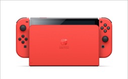 画像ギャラリー No.002のサムネイル画像 / 有機ELモデルのSwitch本体「マリオレッド」,10月6日発売