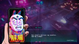 画像ギャラリー No.005のサムネイル画像 / サイバーパンクな世界でヌードル配達に挑戦する「Death Noodle Delivery」,配信開始。ホバーボードに乗って,危険なシティを進む