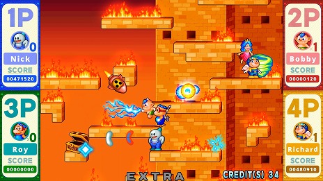 画像ギャラリー No.015のサムネイル画像 / 名作アクションのリメイク作「SNOW BROS. 2 SPECIAL」，Switch向けパッケージ版を本日リリース。ミニフィギュアなどが付属する限定版が登場
