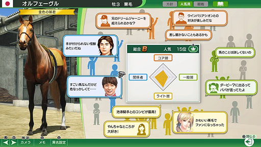 画像ギャラリー No.006のサムネイル画像 / 「Winning Post 10 2024」，今年の「有馬記念」のシミュレーションレース映像を公開。1着から5着までの馬の順位を確認できる