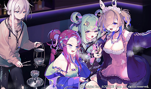画像ギャラリー No.002のサムネイル画像 / シーシャ(水タバコ)屋を経営しながら3人のヒロインと心を通わせる新作「Hookah Haze」発表。2024年のリリースを予定