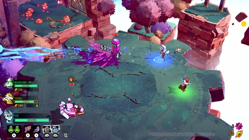 画像ギャラリー No.007のサムネイル画像 / 新作ローグライクアクション「Windblown」は，名作「Dead Cells」から何を継承し，何を新たに生み出すのか？　アーリーアクセス版から探る