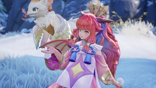 画像ギャラリー No.016のサムネイル画像 / 「聖剣伝説 VISIONS of MANA」,主人公ヴァルとヒナなど登場キャラや,精霊の力を宿した道具「精霊器」などの情報が公開に