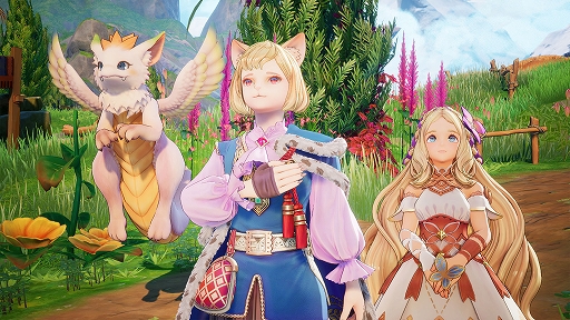 画像ギャラリー No.018のサムネイル画像 / 「聖剣伝説 VISIONS of MANA」,主人公ヴァルとヒナなど登場キャラや,精霊の力を宿した道具「精霊器」などの情報が公開に