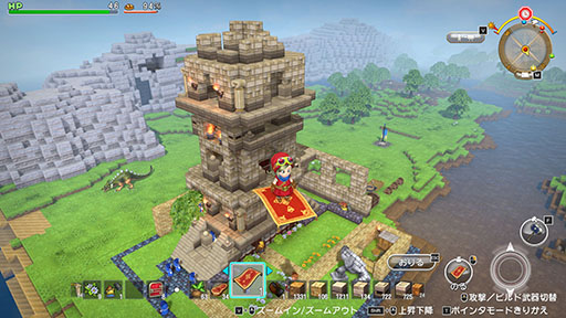 画像ギャラリー No.006のサムネイル画像 / 初代「ドラゴンクエストビルダーズ」，Steam版を2月14日に発売。ドッカンハンマーや置いたものを元に戻せる便利機能などを追加
