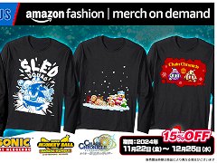 「ソニック」など，セガの人気シリーズの新作グッズがAmazon Merch on Demandで発売に