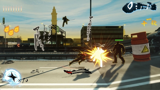 画像ギャラリー No.004のサムネイル画像 / 「ニンジャスレイヤー」のゲーム化作品がPC向けに今夏発売決定。ハイスピードなニンジャ活劇を楽しめる横スクロールアクション