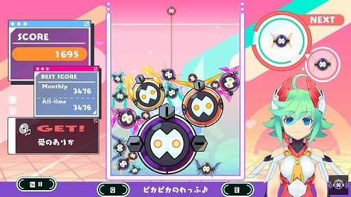 画像ギャラリー No.004のサムネイル画像 / 電子の謡精RoRoが主人公のマージ系パズルゲーム「ロロパズミクス」，PC（Steam）版を本日配信。Xbox版は5月24日に発売決定